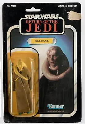 Vintage STAR WARS RETURN OF JEDI BIB FORTUNA NEW #70790 65 BACK KENNER 1983 • $239.18