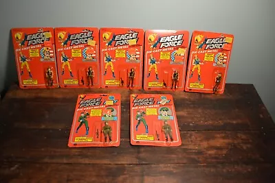 Eagle Force MEGO Diecast Action Figure On Card Lot Of 7: 5 Zapper & 2 Gen Mamba • $99.99