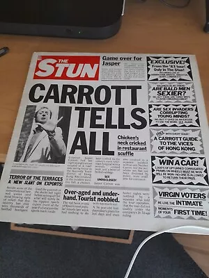 £5 • Buy JASPER CARROTT The Stun Tells All 1983 UK Vinyl LP + INNER Original Record
