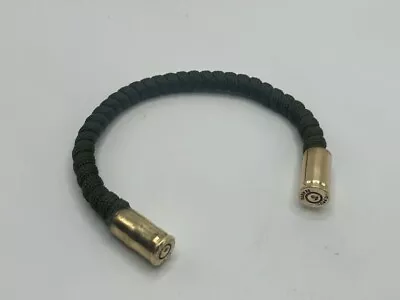 Paracord Bracelet With Bullet Casing Ends Shape Holding Cuff Military 550 Cor • $15