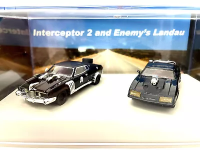 ACE 1/64 MAD MAX INTERCEPTOR 2 & ENEMYs LANDAU TWIN SET FORD FALCON COUPE MOVIE • $76.78