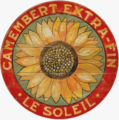 £105.75 • Buy French  Tournesol  On Sage (Sunflower) 15  Hand-Painted Wooden Lazy Susan, NEW