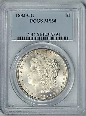 1883-CC  PCGS  MS64  *  Carson City Morgan Dollar  *  #12019394 • $395