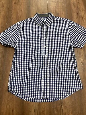 Mens Charles Wilson Blue Chequered Size L  • £15.04