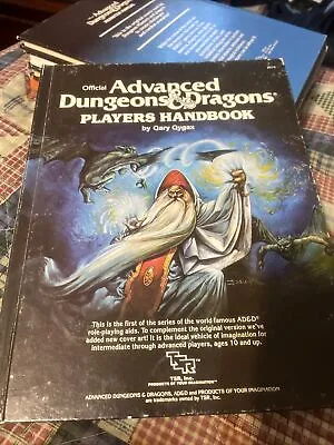 TSR Advanced Dungeons And Dragons Players Handbook D & D Gary Gygax Official • $60