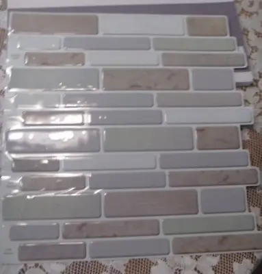 $18 • Buy Art3d  Peel And Stick Wall Sticker Tile For Kitchen Bathroom Backsplash 6 Pack