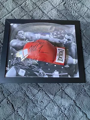 Mike Tyson Signed And Dome Framed Boxing Glove With COA • £250