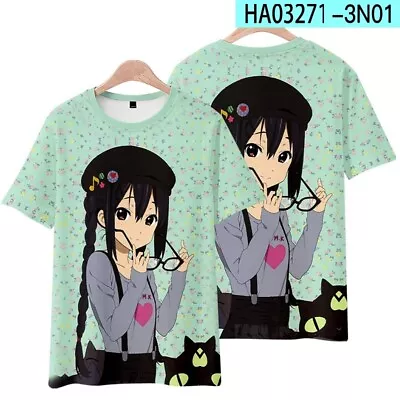 K-ON Anime Cosplay Casual Unisex T-shirt Short Sleeve Men Woman TEE H7 • $23.99