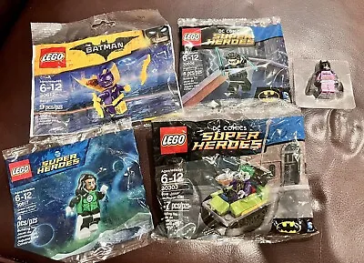 LEGO DC MINIFIGURE SEALED LOT Of 5 Batzarro NIGHTWING Lantern Cruz Joker New • $126.46