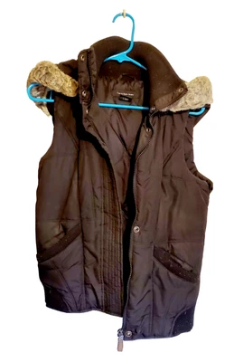 $23.40 • Buy Calvin Klein Jeans Puffer Vested Hooded Coat M
