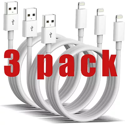 3PACK USB Data Fast Charger Cable Cord For Apple IPhone 5 6 7 8 X 11 12 13 MAX • $2.98