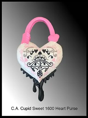 MONSTER HIGH Doll CA Cupid Sweet 1600 Heart Purse • $14.95