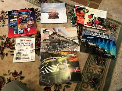 Lot Of 8 Lionel & MTH Catalogs 1993-1997 Great Lot! Model Train Toy Accessories  • $17.99