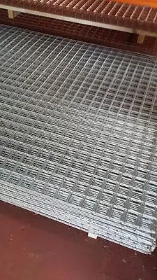 Galvanised Welded Wire Mesh Panels  / 12 Gauge / 10 Pack /  2  X 2  Mesh Holes • £99