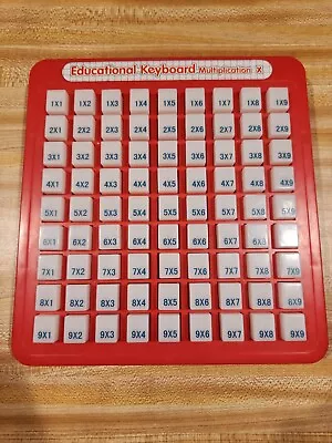 Educational Keyboard Multiplication X Press & See Home School Math Table • $24.99