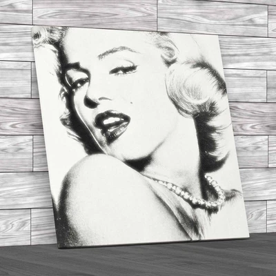 £14.95 • Buy Marilyn Monroe Square Canvas Print Large Picture Wall Art
