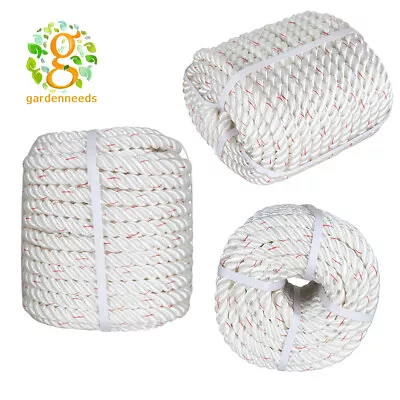 3/4 Inch Braided Rope 100ft Lightweight High Strength 2038 Lbs Rigging  Rope • $53.35