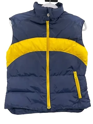 Mountain Goat By White Stag Down Puffer Ski Vest Mens Size M  Full Zip Made USA • $32.95