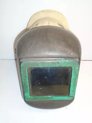 Vintage 1971  JACKSON  WELDERS HELMET MASK (H-100) W/ HARD HAT (SC-5) ATTACHED • $24.95