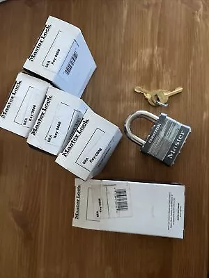 Master Lock 5KA 2  Commercial Padlock Keyed Alike 0808 Lot Of 4 • $40