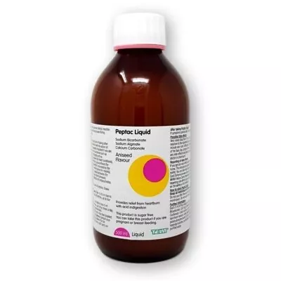 Peptac Aniseed Relief Liquid 500ml - Heartburn Acid Reflux & Indigestion • £9.49