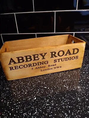 ABBEY Road Beetle Recording  Studios Wooden Bottle Crate  New Hand Made Fp  🇬🇧 • £14.95