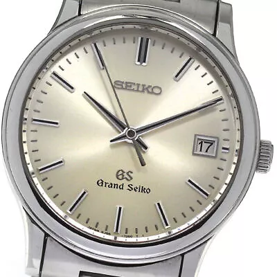 SEIKO Grand Seiko SBGF013/8J56-7000 Date Silver Dial Quartz Men's Watch_797569 • $1134.55