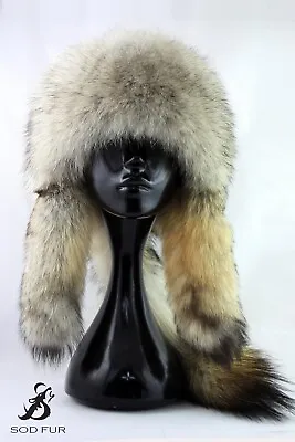 Mongolian Fur Hat For Men. 100% Real Fur. Warrior Style • $200