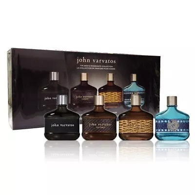 JOHN VARVATOS Gift Set 4 X 0.5 Oz EDT VINTAGE ARTISAN ARTISAN BLU - SEALED • $39.99