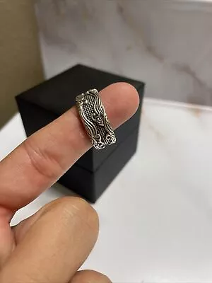 David Yurman Waves Ring 925 Sterling Silver AUTHENTIC Rare Piece Size 9 • $250