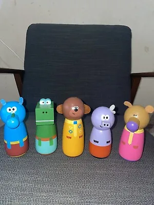 CBeebies Hey Duggee Wooden Skittles  X 5 Characters • £9.99