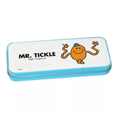 Mr Men Pencil Case Mr Tickle Stationery Storage Tin Home School Office Gift • £8