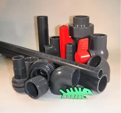 £6.99 • Buy 2  PVC Pipe Fittings For 60.3 Mm True OD Pressure Pipe, WILL NOT FIT WASTE PIPE 