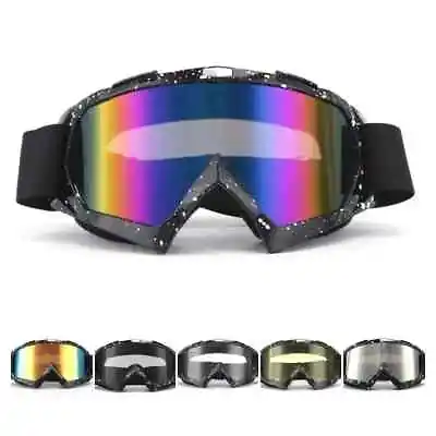 Waterproof Anti-glare ATV Dirt Bike Motorcycle Goggles Dustproof UA400 Motocross • $13.99