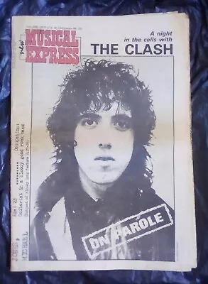 NME Music Mag 15/07/1978. Mick Jones Cover+The Clash/Tom Waits/Big Star Features • £12.95