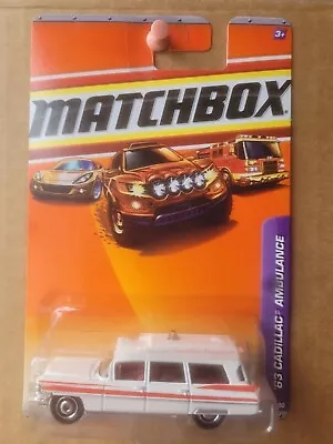 Matchbox 2009  -'63  Cadillac Ambulance [white] Near Mint Vhtf Card Good  • $19.95