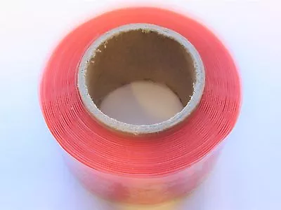 Silicone Repair Tape (Self Fusing Rescue Tape) 25mm X 3M Waterproof RED Colour • £6.29