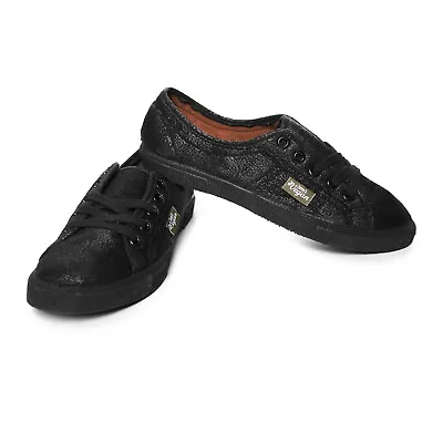 Jonny's Vegan Trainers - Vegetarian Shoes Black (Dark) • $69.13