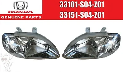 HONDA CIVIC EK9 EK4 SIR TYPE-R Ferio 99-00 GENUINE Headlight Left & Right OEM • $872.51