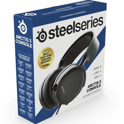 $129.95 • Buy NEW SteelSeries Arctis 3 Console Gaming Headset Headphones Microphone PS4 PS5