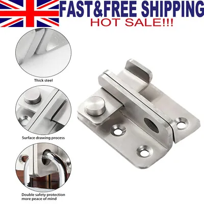 Heavy Duty Hasp And Staple Padlock Clasp Stainless Steel Door Hardware For Sheds • £6.79