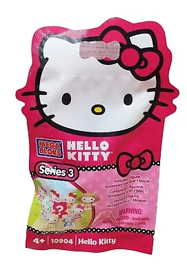 MEGA BLOKS Series 3 Hello Kitty Sealed Blind Bag Figure 10904 • $9