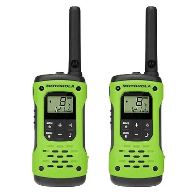 Motorola Walkie Talkie 2 Two Way Radio Long Distance Range Talkies Waterproof ~~ • $159.95