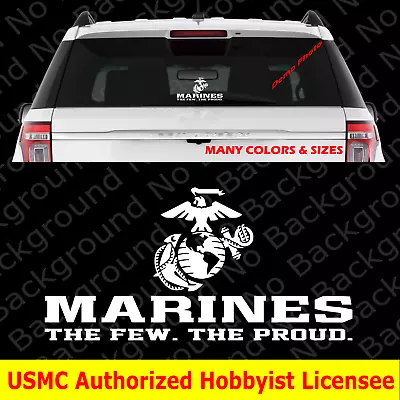 USMC Vinyl Decal  United States Marine Corps Semper Fi The Few Proud EGA AY017 • $5.99