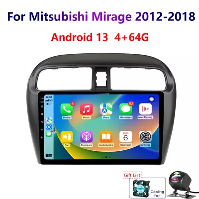 4-64G Android For Mitsubishi Mirage 12-18 Wireless Carplay Car Stereo Radio GPS • $159.16