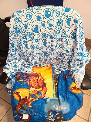 2012 Skylanders Giants Twin Size Sheet Set And One Pillowcase Fabric Bedding • $18.99