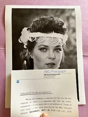 Melissa Sue Anderson  Original Vintage Press Headshot Photo 7x9  • $10