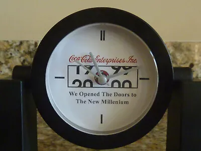 Coca-Cola Enterprises Inc Coke Vintage Millennium 1999-2000 Mantle/Desk Clock • $29.99