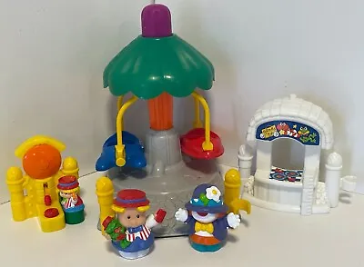 Vintage Fisher Price Little People - Amusement Park & Mc Donalds Toy Game • $24