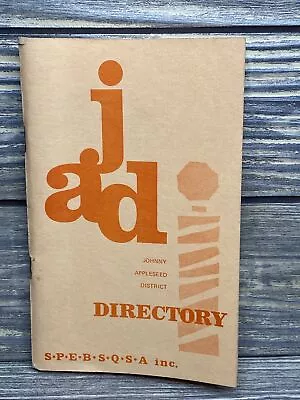 Vtg Booklet Johnny Appleseed District Directory Address Phone Book 1971 • $14.99